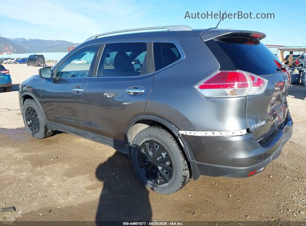 KNMAT2MV3GP617164 2016 NISSAN ROGUE Gray Задня ліва чверть