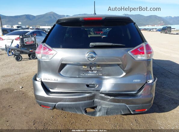 KNMAT2MV3GP617164 2016 NISSAN ROGUE Gray Вид спереду