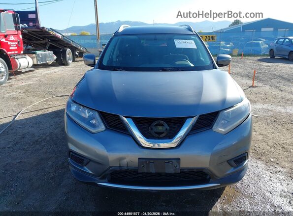 KNMAT2MV3GP617164 2016 NISSAN ROGUE Gray Вид щитка приладів