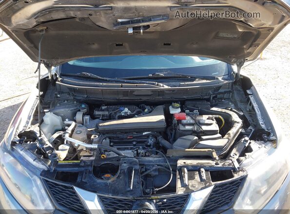 KNMAT2MV3GP617164 2016 NISSAN ROGUE Gray Вид ззаду