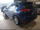 2017 Nissan Rogue Sv Синий vin: KNMAT2MV3HP547859