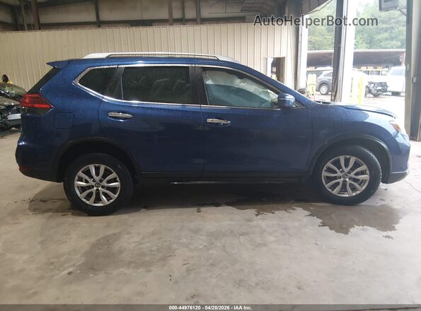KNMAT2MV3HP547859 2017 NISSAN ROGUE Синий Вид задней части салона