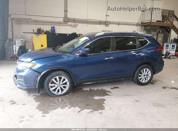 KNMAT2MV3HP547859 2017 NISSAN ROGUE Синий Панорамный вид салона 360°