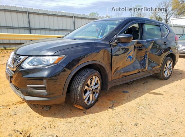 KNMAT2MV3JP572427 2018 NISSAN ROGUE Black Vista tres cuartos delantera izquierda