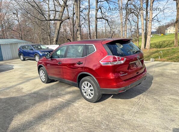 KNMAT2MV5GP690360 2016 NISSAN ROGUE Red Tył prawy