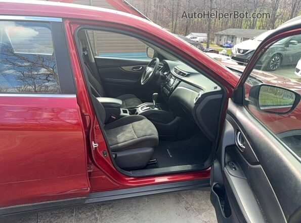 KNMAT2MV5GP690360 2016 NISSAN ROGUE Red Widok z przodu