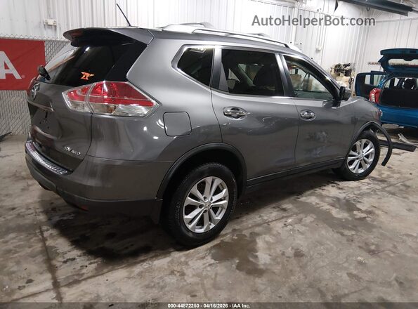 KNMAT2MV5GP706556 2016 NISSAN ROGUE Gray Trasero derecho