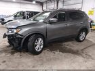 2016 Nissan Rogue S/sl/sv Gray vin: KNMAT2MV5GP706556