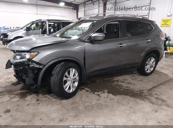 KNMAT2MV5GP706556 2016 NISSAN ROGUE Gray Vista tres cuartos delantera izquierda
