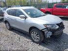 2017 Nissan Rogue Sv Серебряный vin: KNMAT2MV6HP608640