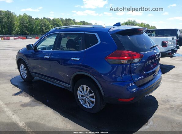 KNMAT2MV6JP564192 2018 NISSAN ROGUE Blue Rear left
