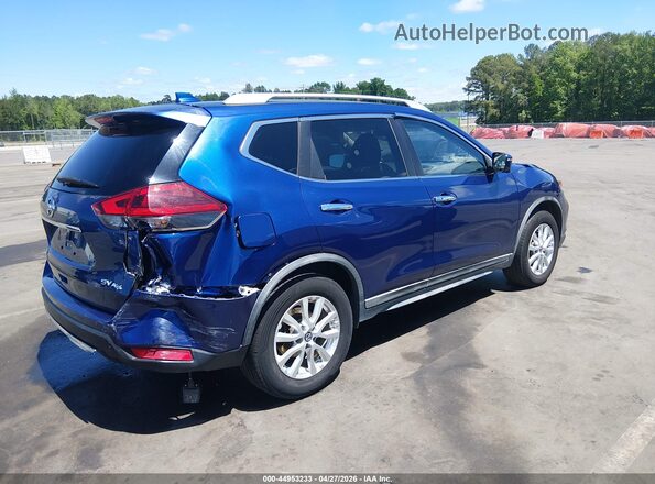 KNMAT2MV6JP564192 2018 NISSAN ROGUE Blue Rear right