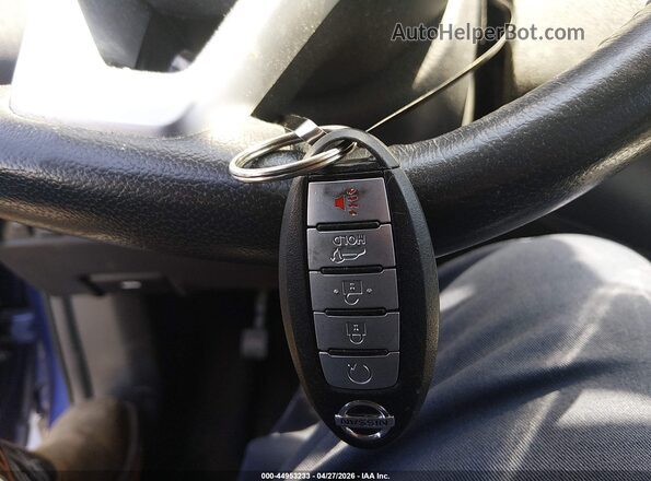 KNMAT2MV6JP564192 2018 NISSAN ROGUE Blue Dashboard view