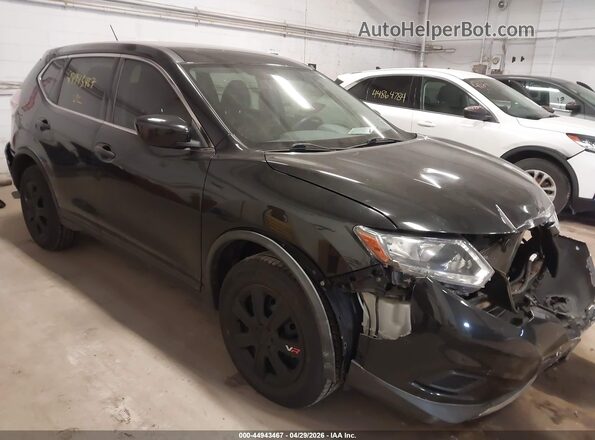 KNMAT2MV8GP700458 2016 NISSAN ROGUE Black Delantero derecho