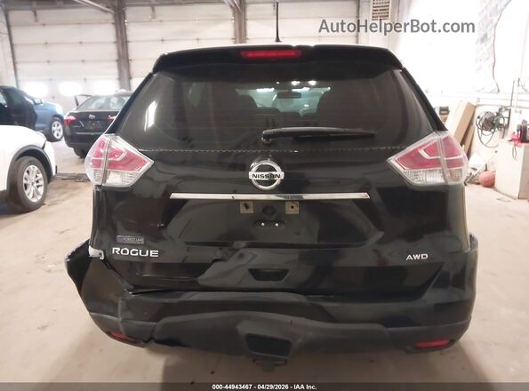 KNMAT2MV8GP700458 2016 NISSAN ROGUE Black 