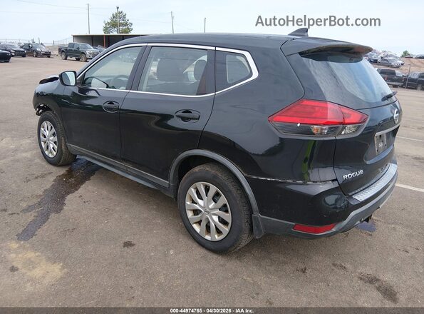 KNMAT2MV8HP605562 2017 NISSAN ROGUE Black Trasero izquierdo