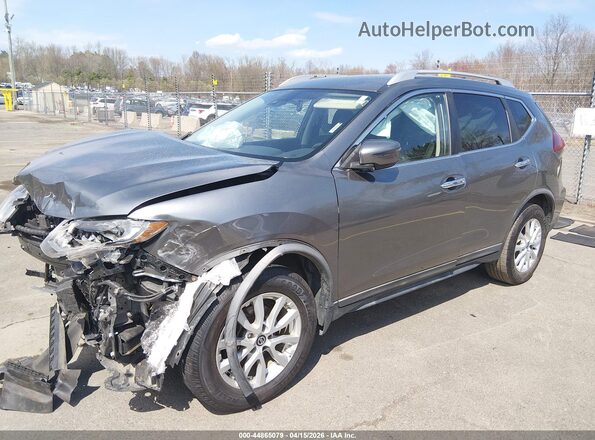 KNMAT2MV8LP522335 2020 NISSAN ROGUE Gray Առջևի ձախ երեք քառորդ տեսարան