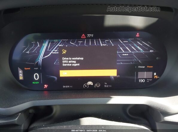 LPSED3KA0ML006539 2021 POLESTAR 2 Blue Vista de los asientos traseros