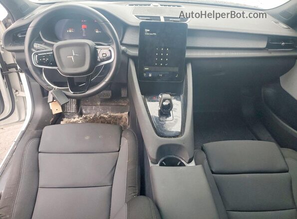 LPSED3KA0ML009439 2021 POLESTAR 2 White Widok deski rozdzielczej