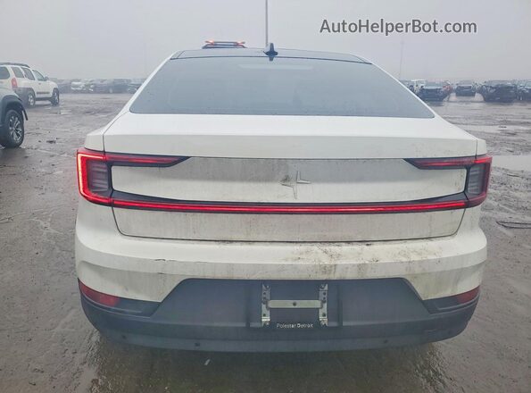 LPSED3KA0ML009439 2021 POLESTAR 2 White Widok z tyłu