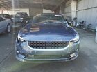 2021 Polestar 2 Blue vin: LPSED3KAXML017239 Damage: Hood, Dent(S) W/ Paint Dmg, > 12 Inches