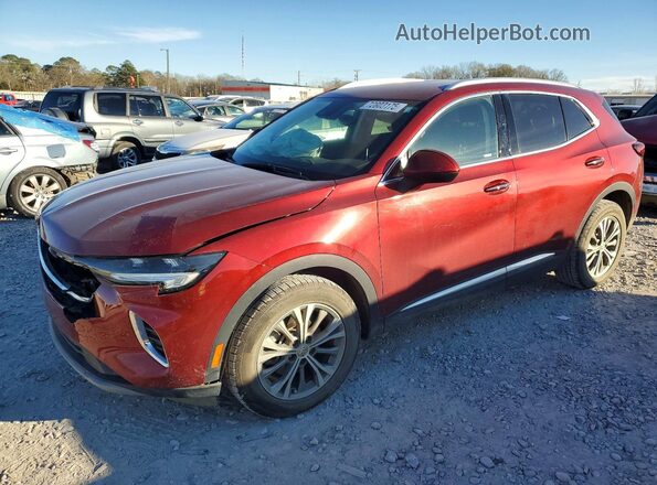 LRBAZLR49ND135476 2022 BUICK ENVISION Red Vista tres cuartos delantera izquierda