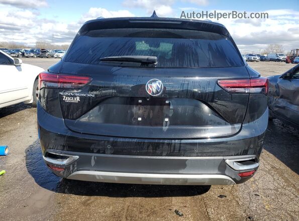 LRBAZLR4XMD078445 2021 BUICK ENVISION Black Вид ззаду