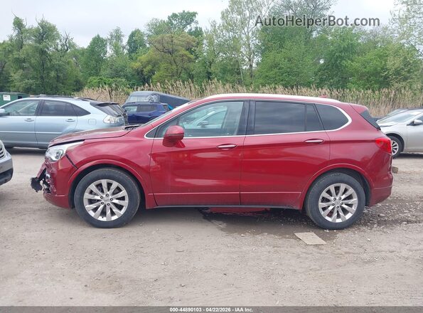 LRBFX1SA3JD027882 2018 BUICK ENVISION Красный Панорамный вид салона 360°