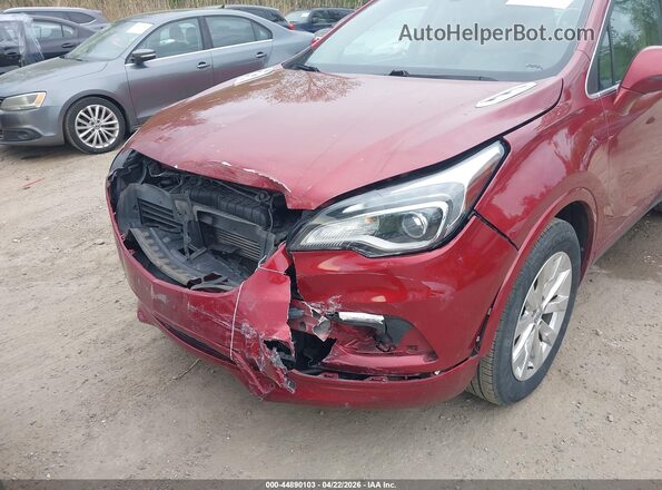 LRBFX1SA3JD027882 2018 BUICK ENVISION Красный Вид спереди