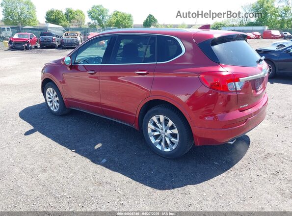 LRBFX1SA3JD028952 2018 BUICK ENVISION Red Задня ліва чверть