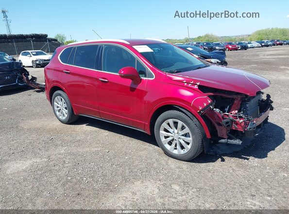 LRBFX1SA3JD028952 2018 BUICK ENVISION Red Передня права чверть