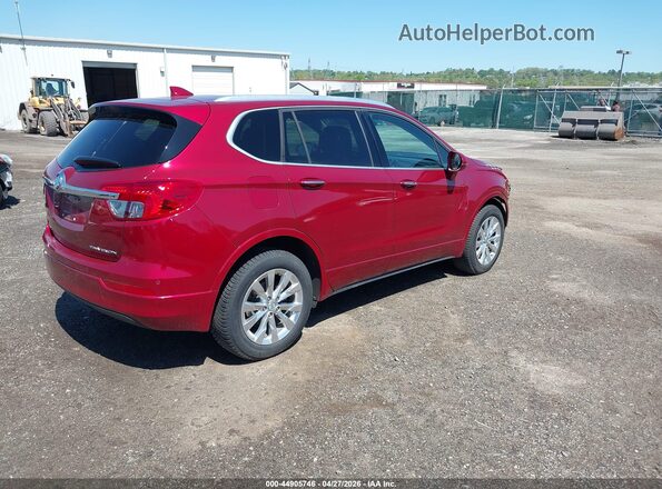 LRBFX1SA3JD028952 2018 BUICK ENVISION Red Задня права чверть