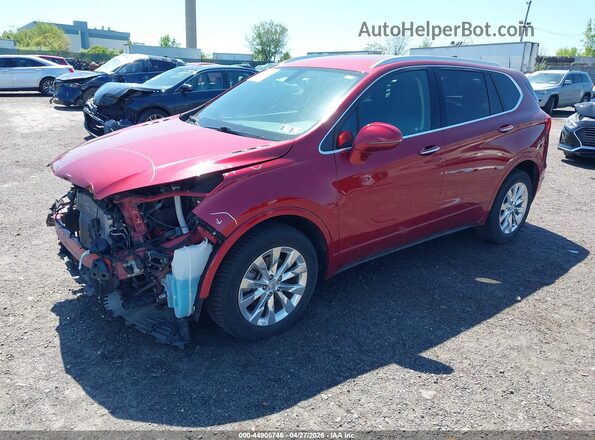 LRBFX1SA3JD028952 2018 BUICK ENVISION Red Передня ліва чверть