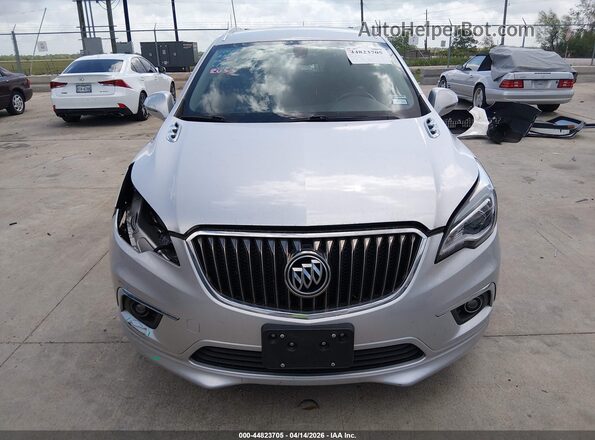 LRBFX1SA4JD006314 2018 BUICK ENVISION Silver Սարքավորումների վահանակի տեսք