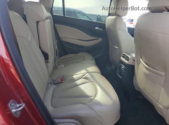 LRBFX1SA6JD017234 2018 BUICK ENVISION Бордовый Вид задней части салона