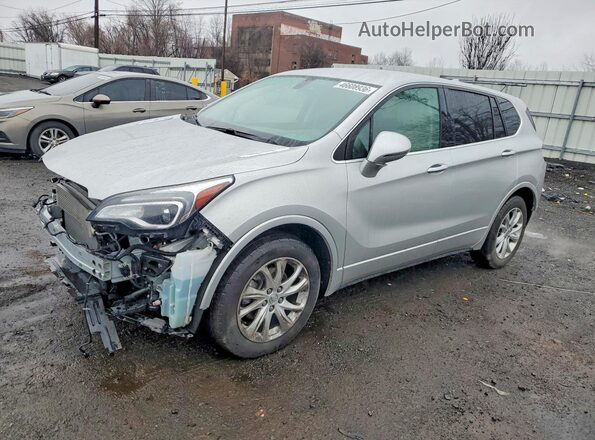 LRBFX1SA6KD142011 2019 BUICK ENVISION Silver Front left