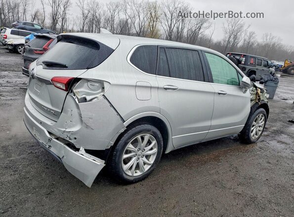 LRBFX1SA6KD142011 2019 BUICK ENVISION Silver Rear right