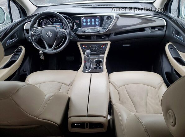 LRBFX1SA6KD142011 2019 BUICK ENVISION Silver Dashboard view