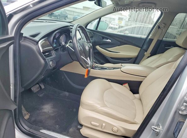 LRBFX1SA6KD142011 2019 BUICK ENVISION Silver Front interior view