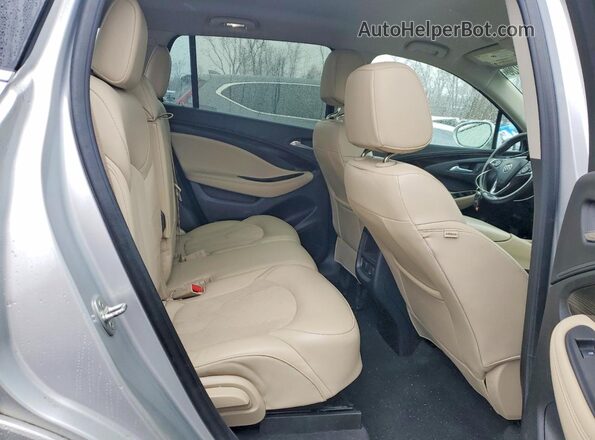 LRBFX1SA6KD142011 2019 BUICK ENVISION Silver Rear interior view