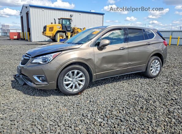 LRBFX2SA0KD064007 2019 BUICK ENVISION Gold Առջևի ձախ երեք քառորդ տեսարան