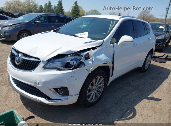 LRBFX2SA0LD229703 2020 BUICK ENVISION White წინა მარცხენა ხედი სამი მეოთხედიდან