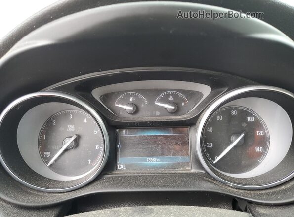 LRBFX2SA1LD070402 2020 BUICK ENVISION Gray Widok zestawu wskaźników