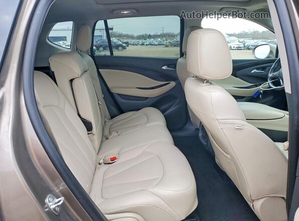 LRBFX2SA3KD042373 2019 BUICK ENVISION Tan Widok wnętrza z tyłu
