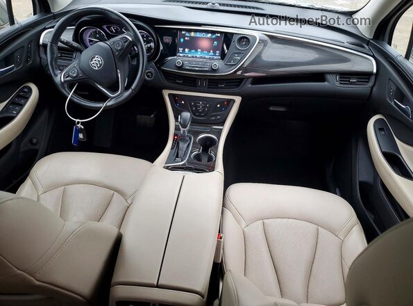 LRBFX2SA3KD042373 2019 BUICK ENVISION Tan Widok deski rozdzielczej