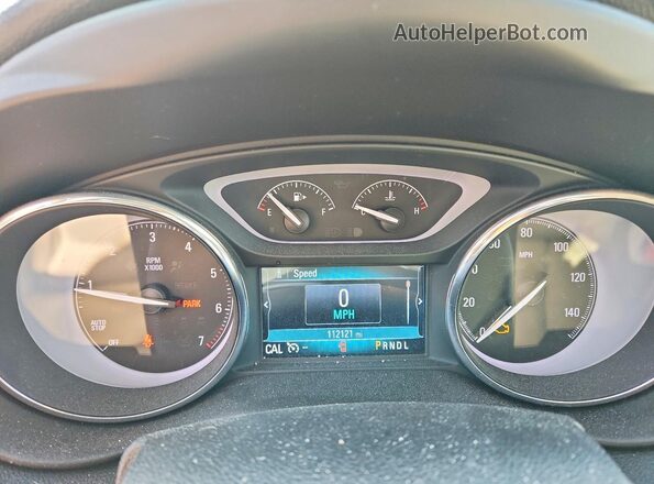 LRBFX2SA6LD136572 2020 BUICK ENVISION Blue ხელსაწყოთა პანელის ხედი