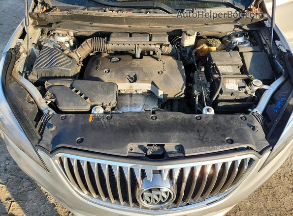 LRBFX2SA8JD027723 2018 BUICK ENVISION Silver Vista del compartimento del motor