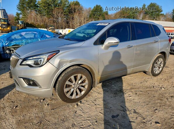 LRBFX2SA8JD027723 2018 BUICK ENVISION Silver Vista tres cuartos delantera izquierda