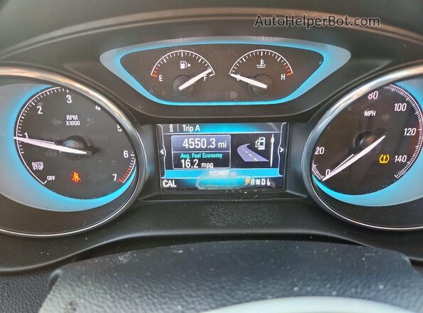 LRBFX2SA8JD027723 2018 BUICK ENVISION Silver Vista del cuadro de instrumentos