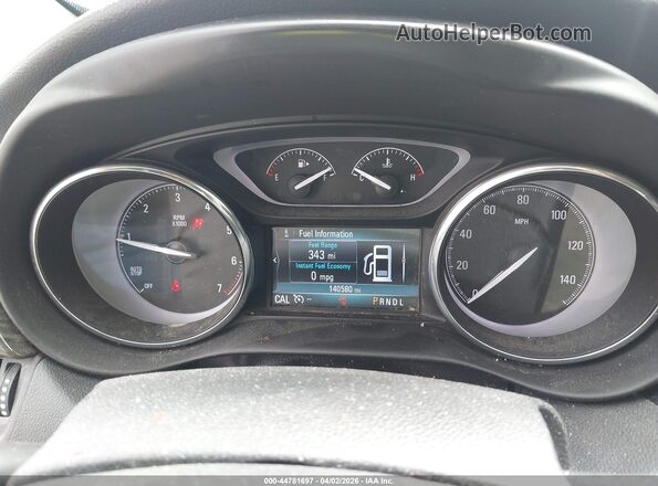 LRBFX2SA8KD004475 2019 BUICK ENVISION Silver უკანა სავარძლების ხედი